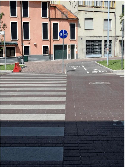 image of cobblestone crosswalk