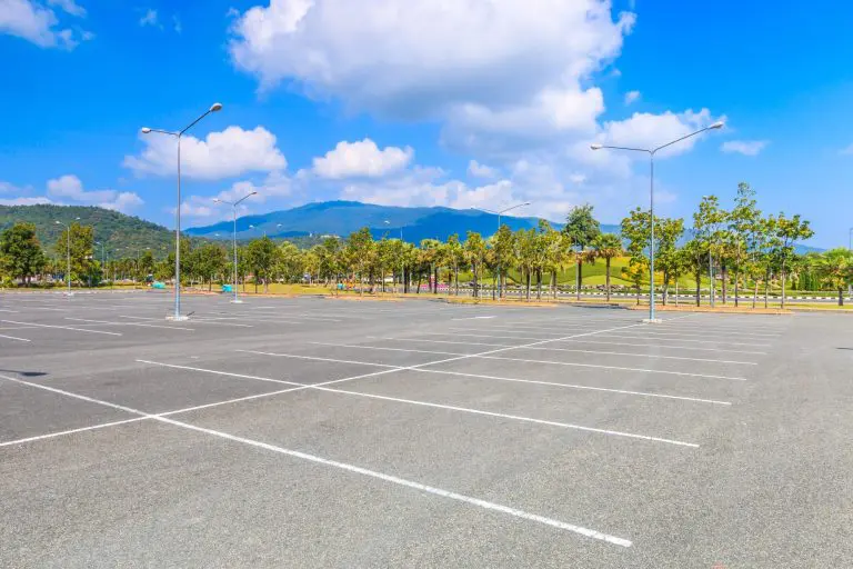 image of an asphalt parking lot