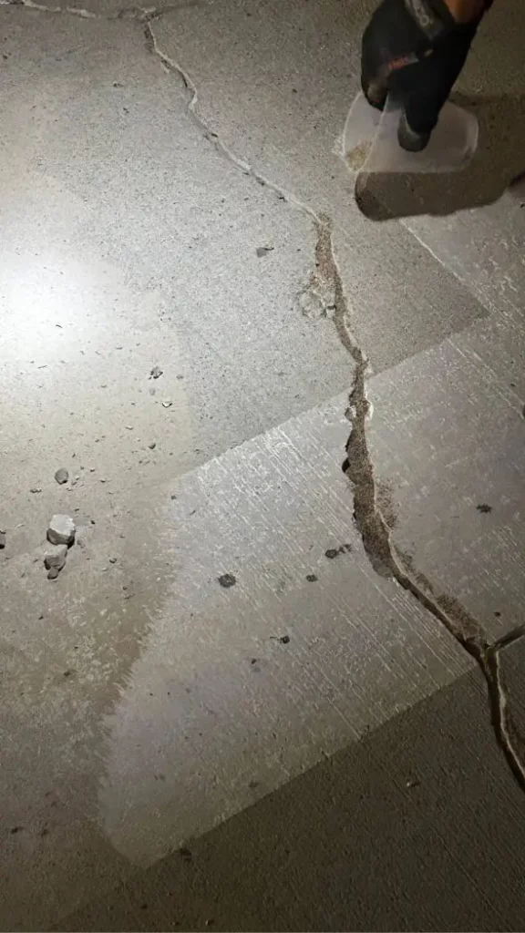 image of damaged concrete