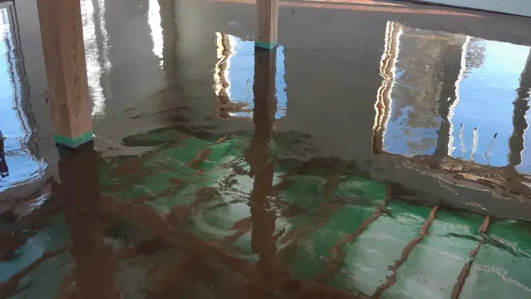 image of a floor with epoxy coating