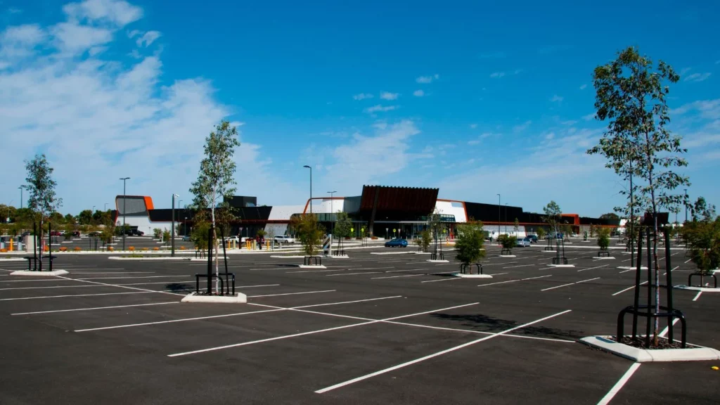 image of a parking lot